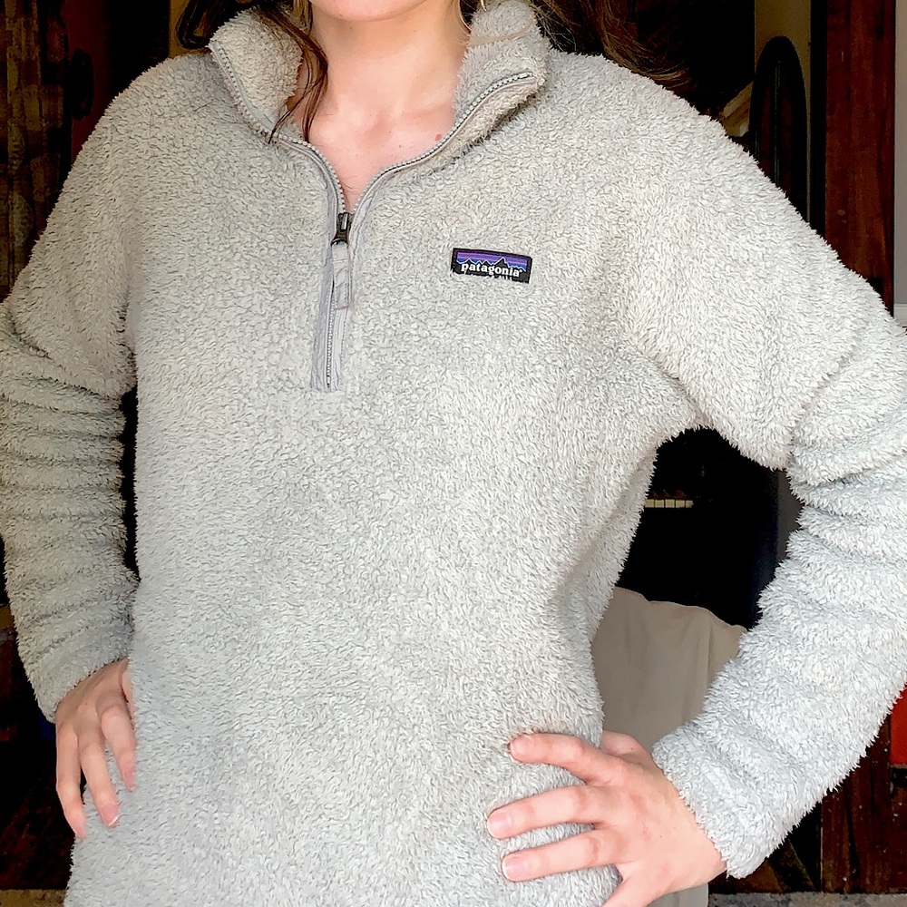 patagonia zip-up sweater